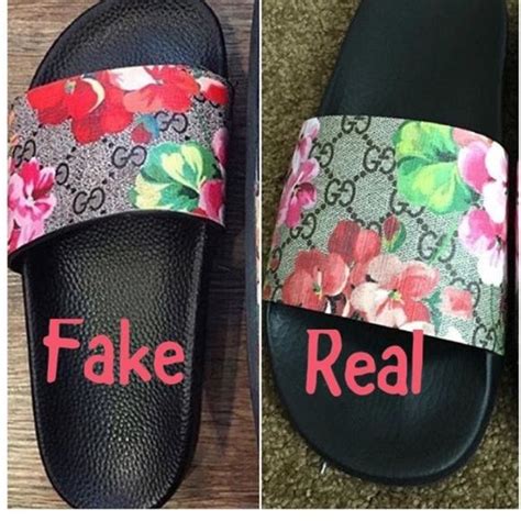 fake real looking gucci slides|authenticate gucci marmont raffia slides.